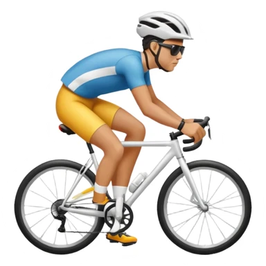 cycling outdoors sticker