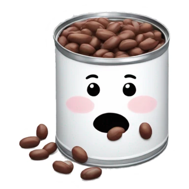 Can of beans sticker