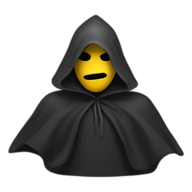 cloaked hacker sticker