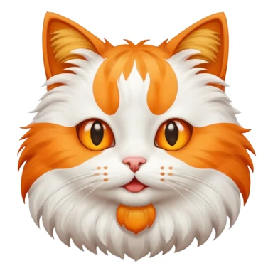 Cat pulling funny face sticker