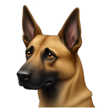 Belgian Malinois dog sticker
