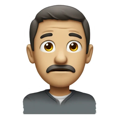 Confused person  sticker