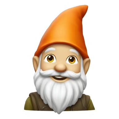 Cute garden gnome  sticker