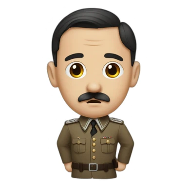 Hitler lève sa main sticker