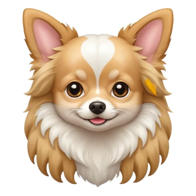 Long chihuahua white sticker