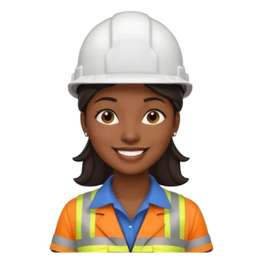 Ingeniera mujer negra sticker