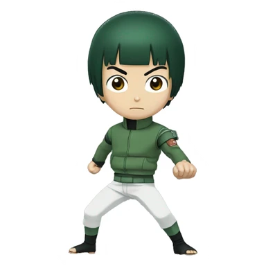 Rock lee from naruto sticker