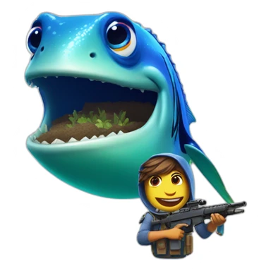 finding dory holding fortnite game sticker