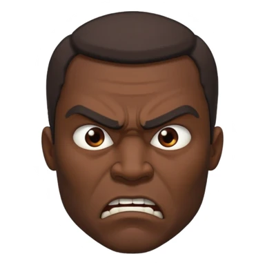 angry man looking right

 sticker