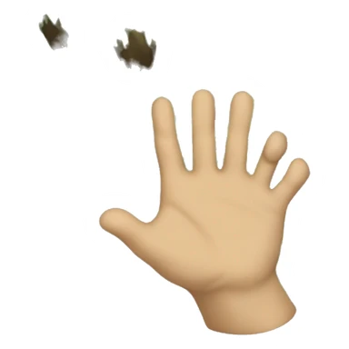 Hand punching oak tree sticker