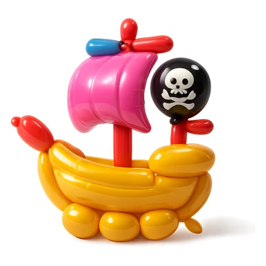 pirate ship sticker