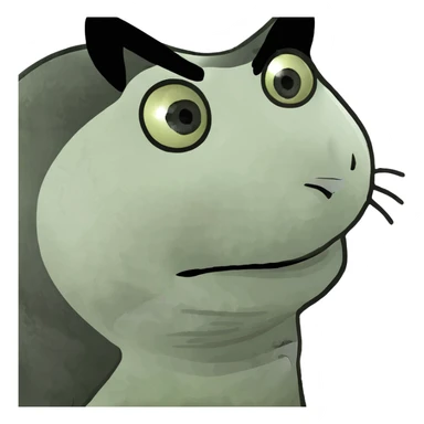 Cat with star eyes shocked sticker