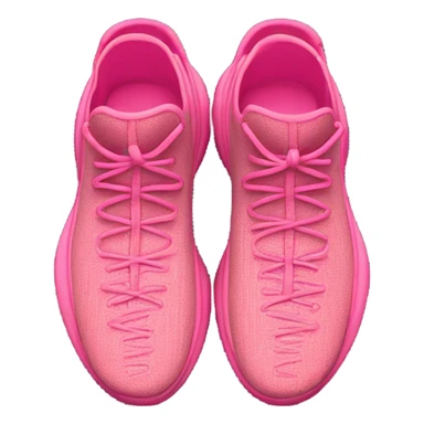 Yeezy shoes in pink sticker