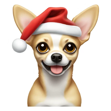 Christmas chihuahua sticker