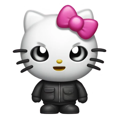 Evil Hello kitty  sticker