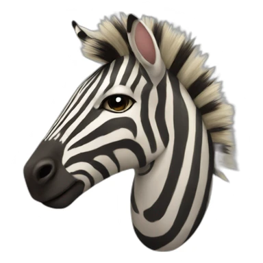 zebra mixed with snake sticker