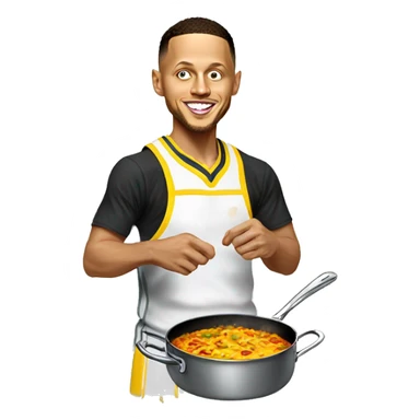 Stephen curry cooking sticker