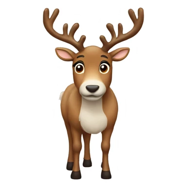 Christmas Reindeer sticker