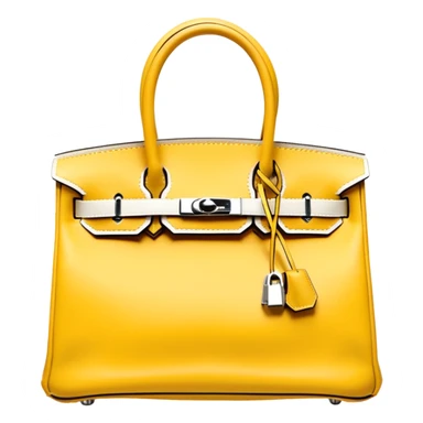 light yellow hermes birkin bag sticker