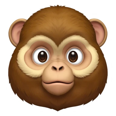 Really fat monkey sticker