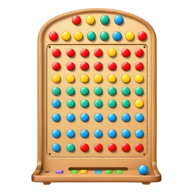 plinko board with score zones at the bottom sticker