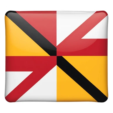 Maryland flag sticker