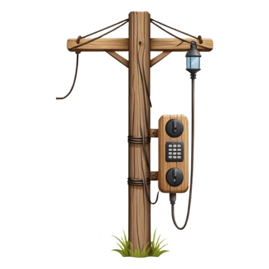 Telephone Pole sticker