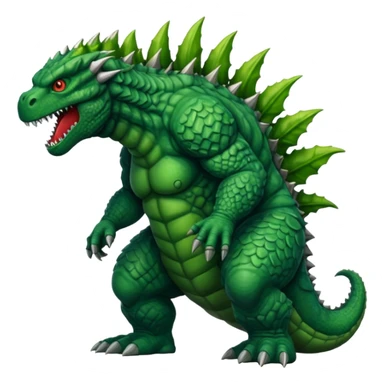 Godzilla evolved sticker
