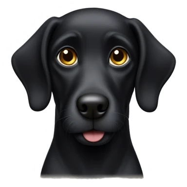 Jewish black dog sticker