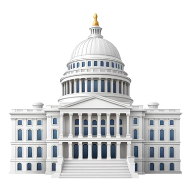 Capitol building with dome sticker