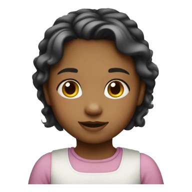 Apple iPad little girl sticker