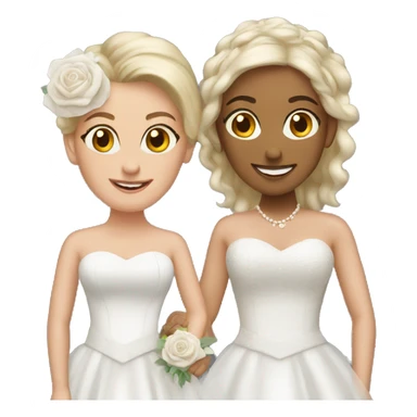 2 american brides sticker
