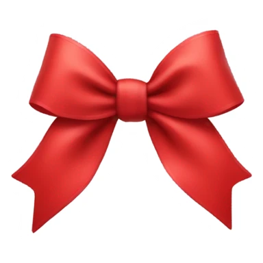 red cheer bow sticker