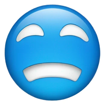 Blue ircle with whie tick inside sticker