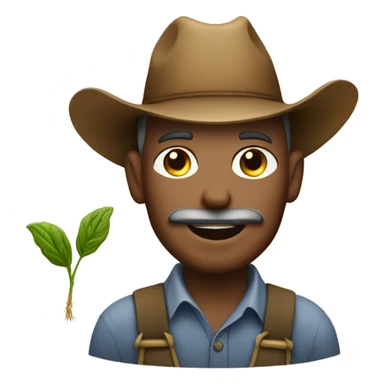 Farmer with a Zigarette sticker