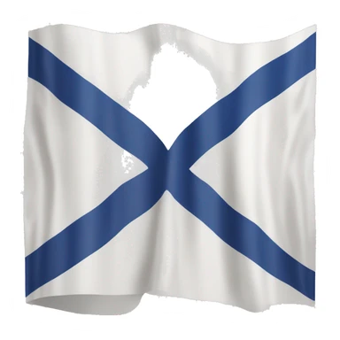 Drapeau blanc 🏳️ avec 6 feuilles de lys sticker