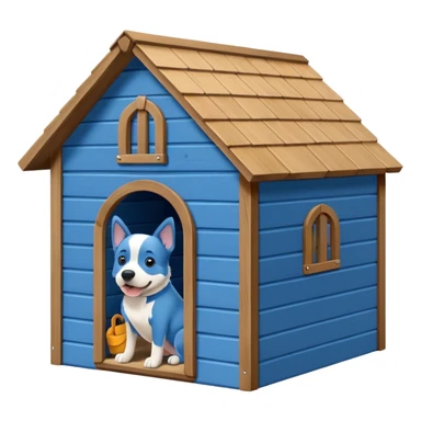 blue dog kennels sticker