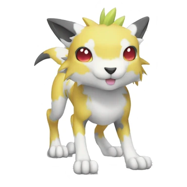  kawaii cool edgy Digimon-Fakemon-animal full body sticker