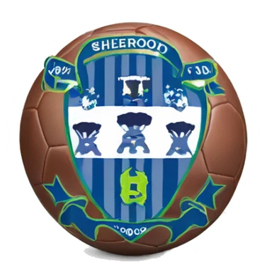 Football club logo named Sherwood fc sticker