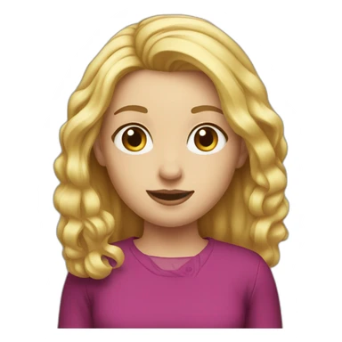 fcb-girl-blonde-hair sticker