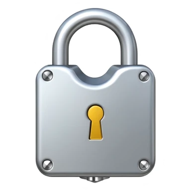 open padlock sticker