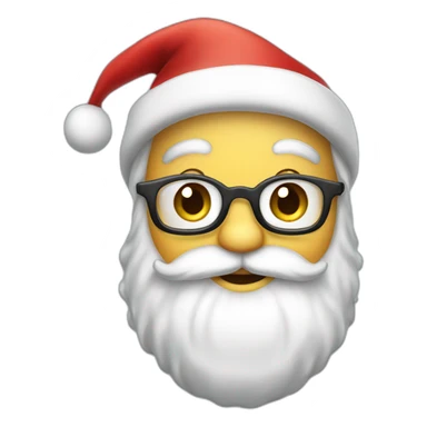 Very cute Santa Claus sticker