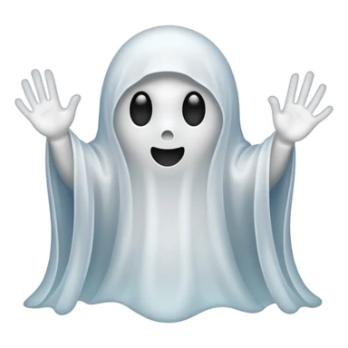A ghost saying 67 sticker