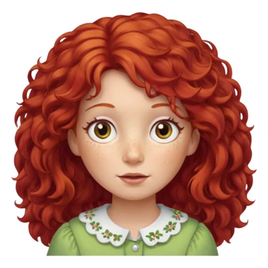 strawberry shortcake the character but with wild eyes and frizzy hair to mimic an insane person sticker