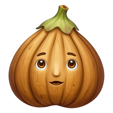 dried fig, simple and clear sticker