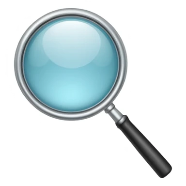 magnifier glass sticker