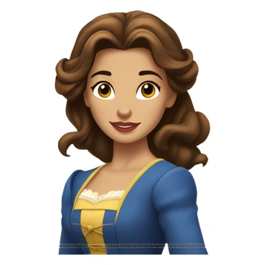 beauty and the beast belle sticker