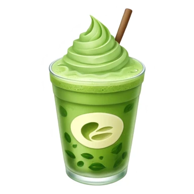 matcha ice only sticker