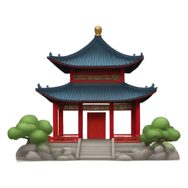 Chinese temple sticker