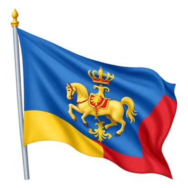 Le drapeau de la Picardie  sticker